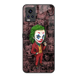 Joker Cartoon Vivo V20 Pro Glass Back Cover Online