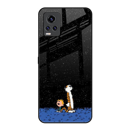 Night Sky Star Vivo V20 Pro Glass Back Cover Online