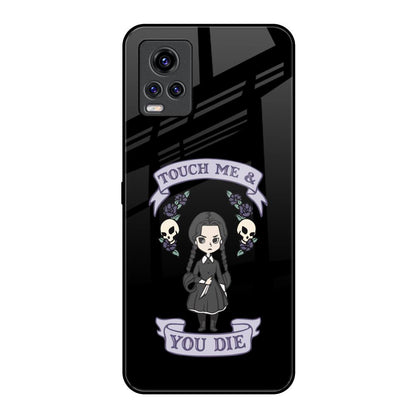 Touch Me & You Die Vivo V20 Pro Glass Back Cover Online
