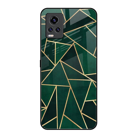 Abstract Green Vivo V20 Pro Glass Back Cover Online