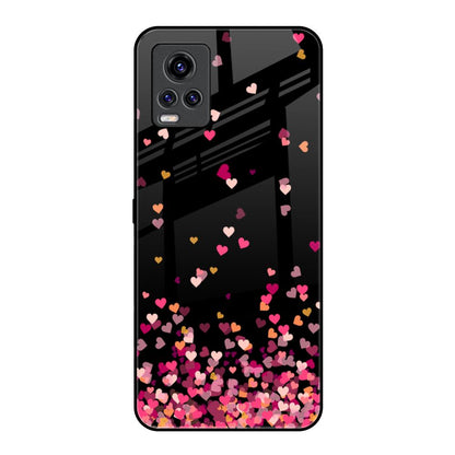 Heart Rain Fall Vivo V20 Pro Glass Back Cover Online