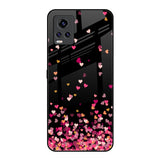 Heart Rain Fall Vivo V20 Pro Glass Back Cover Online