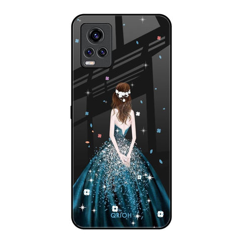 Queen Of Fashion Vivo V20 Pro Glass Back Cover Online