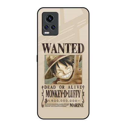 Luffy Wanted Vivo V20 Pro Glass Back Cover Online