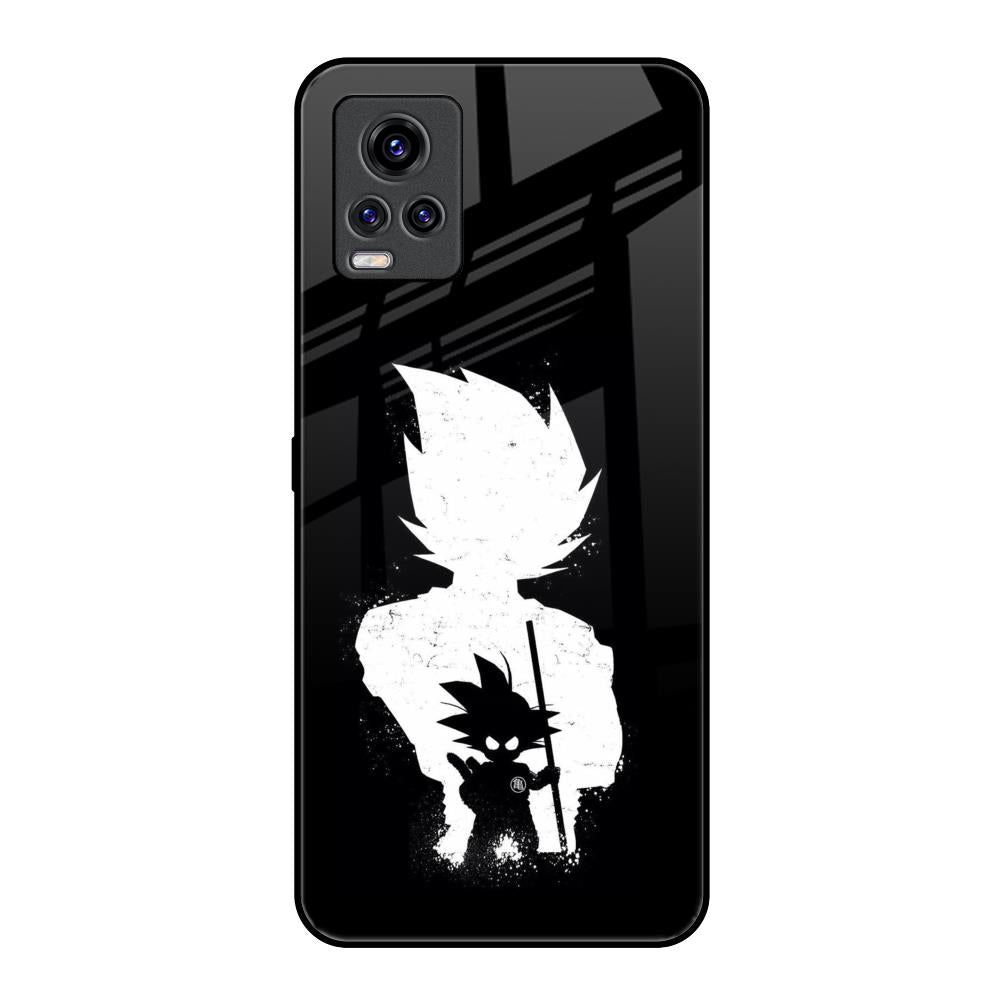 Monochrome Goku Vivo V20 Pro Glass Back Cover Online