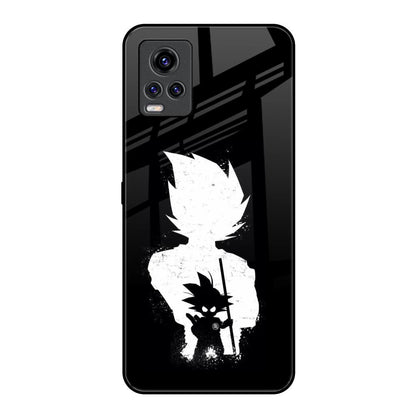 Monochrome Goku Vivo V20 Pro Glass Back Cover Online