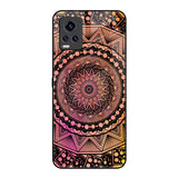 Floral Mandala Vivo V20 Pro Glass Back Cover Online