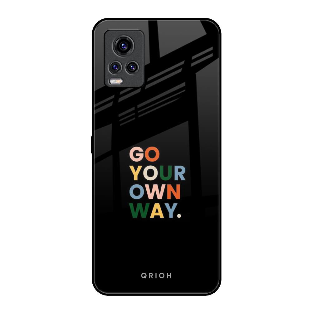 Go Your Own Way Vivo V20 Pro Glass Back Cover Online