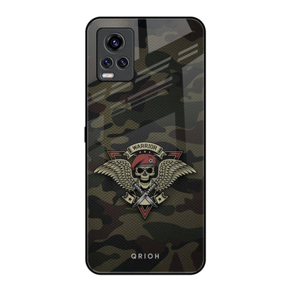 Army Warrior Vivo V20 Pro Glass Back Cover Online