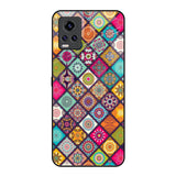 Multicolor Mandala Vivo V20 Pro Glass Back Cover Online