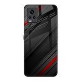 Modern Abstract Vivo V20 Pro Glass Back Cover Online