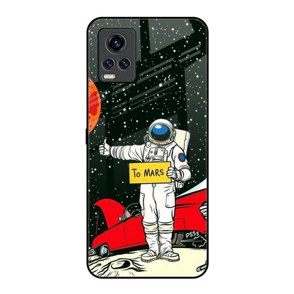 Astronaut on Mars Vivo V20 Pro Glass Back Cover Online
