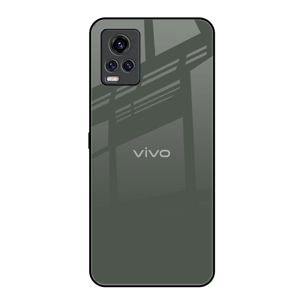Charcoal Vivo V20 Pro Glass Back Cover Online