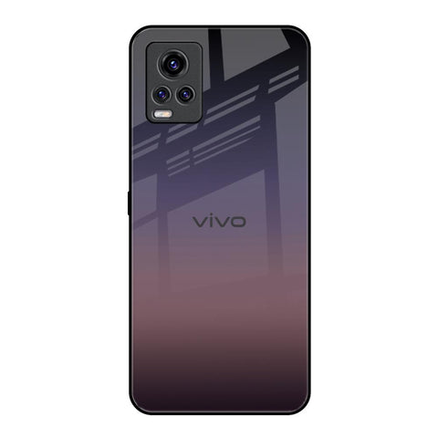 Grey Ombre Vivo V20 Pro Glass Back Cover Online