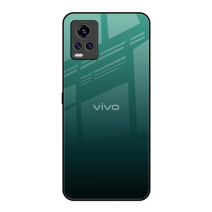 Palm Green Vivo V20 Pro Glass Back Cover Online