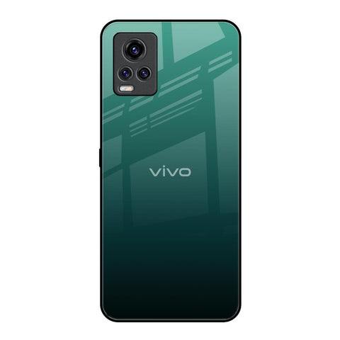 Palm Green Vivo V20 Pro Glass Back Cover Online