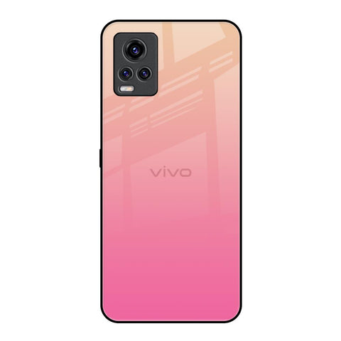 Pastel Pink Gradient Vivo V20 Pro Glass Back Cover Online
