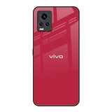 Solo Maroon Vivo V20 Pro Glass Back Cover Online