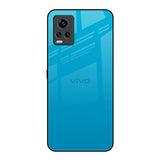 Blue Aqua Vivo V20 Pro Glass Back Cover Online