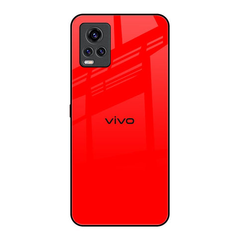 Blood Red Vivo V20 Pro Glass Back Cover Online