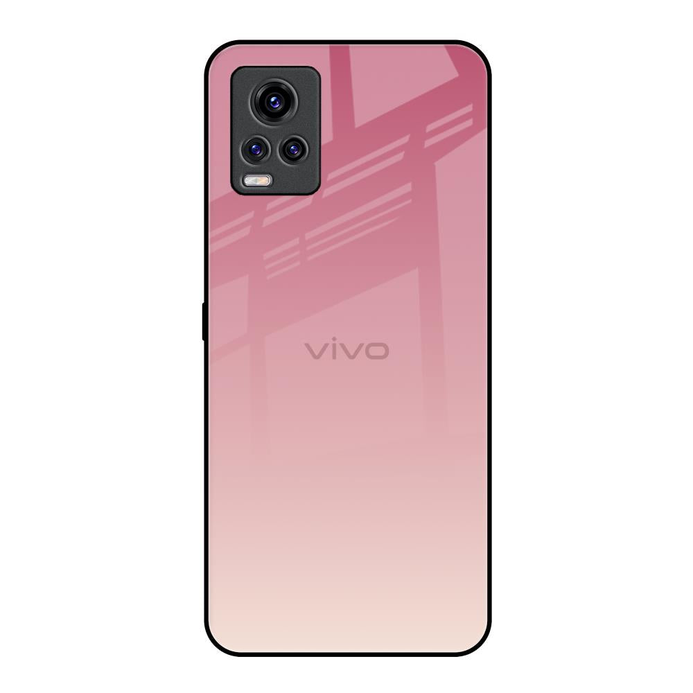 Blooming Pink Vivo V20 Pro Glass Back Cover Online