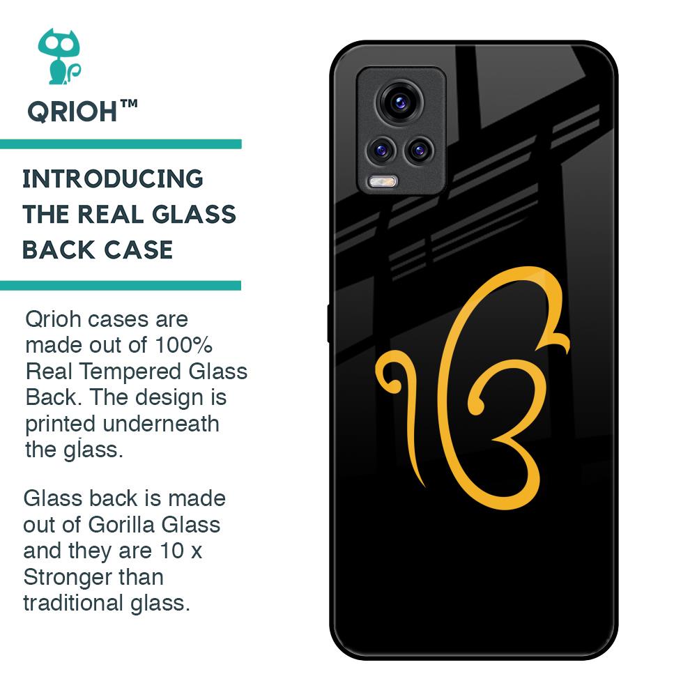 Luxury Fashion Initial Glass Case for Vivo V20 Pro