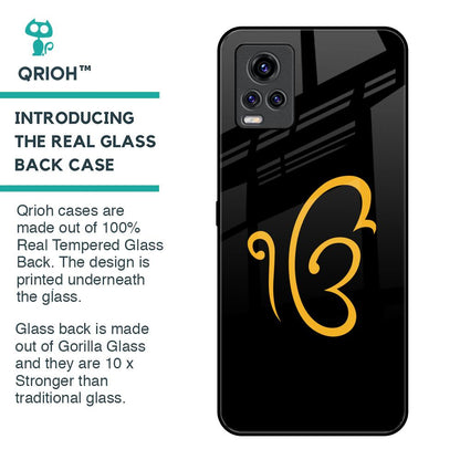 Luxury Fashion Initial Glass Case for Vivo V20 Pro