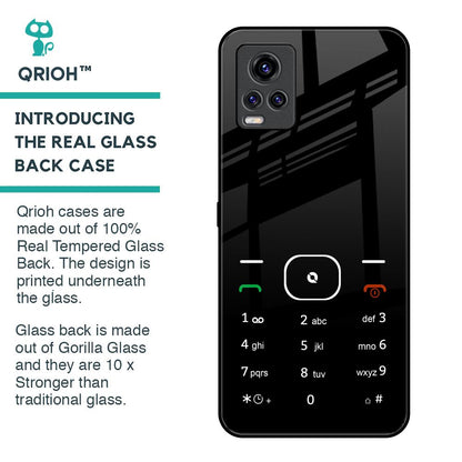 Classic Keypad Pattern Glass Case for Vivo V20 Pro