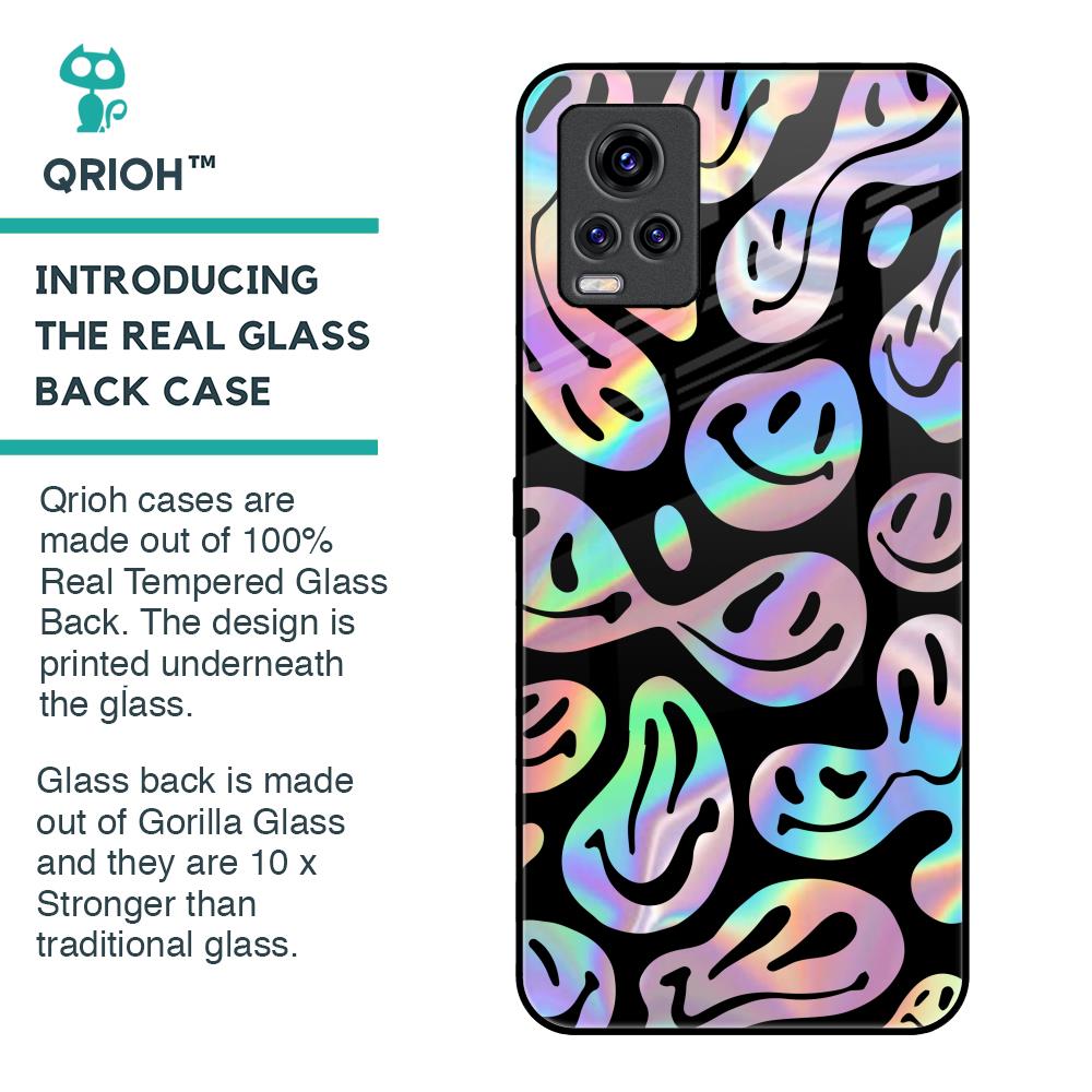 Acid Smile Glass Case for Vivo V20 Pro