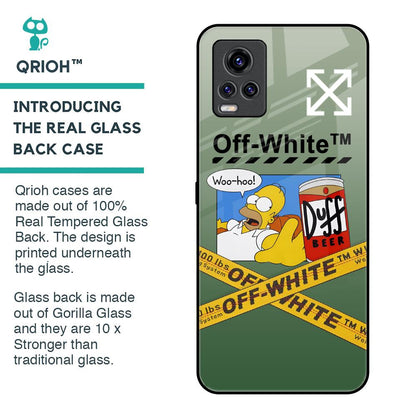 Duff Beer Glass Case for Vivo V20 Pro