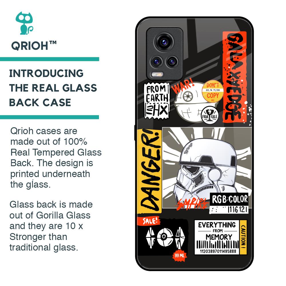 Galaxy Edge Glass Case for Vivo V20 Pro
