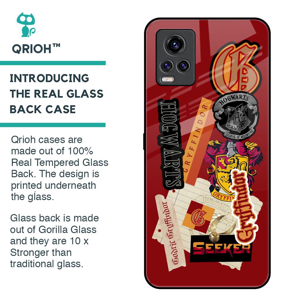 Gryffindor Glass Case for Vivo V20 Pro
