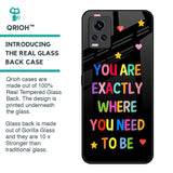 Magical Words Glass Case for Vivo V20 Pro