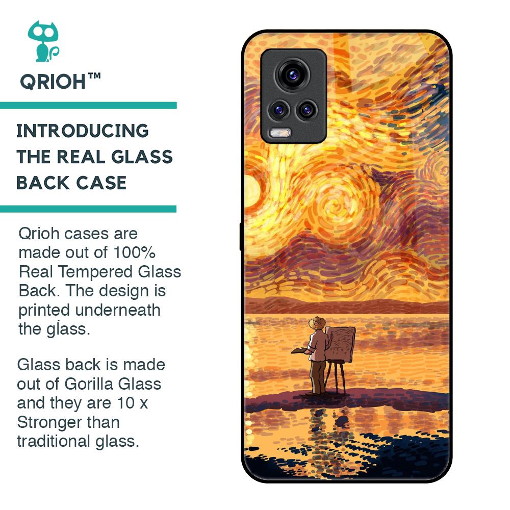 Sunset Vincent Glass Case for Vivo V20 Pro