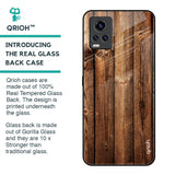 Timber Printed Glass Case for Vivo V20 Pro