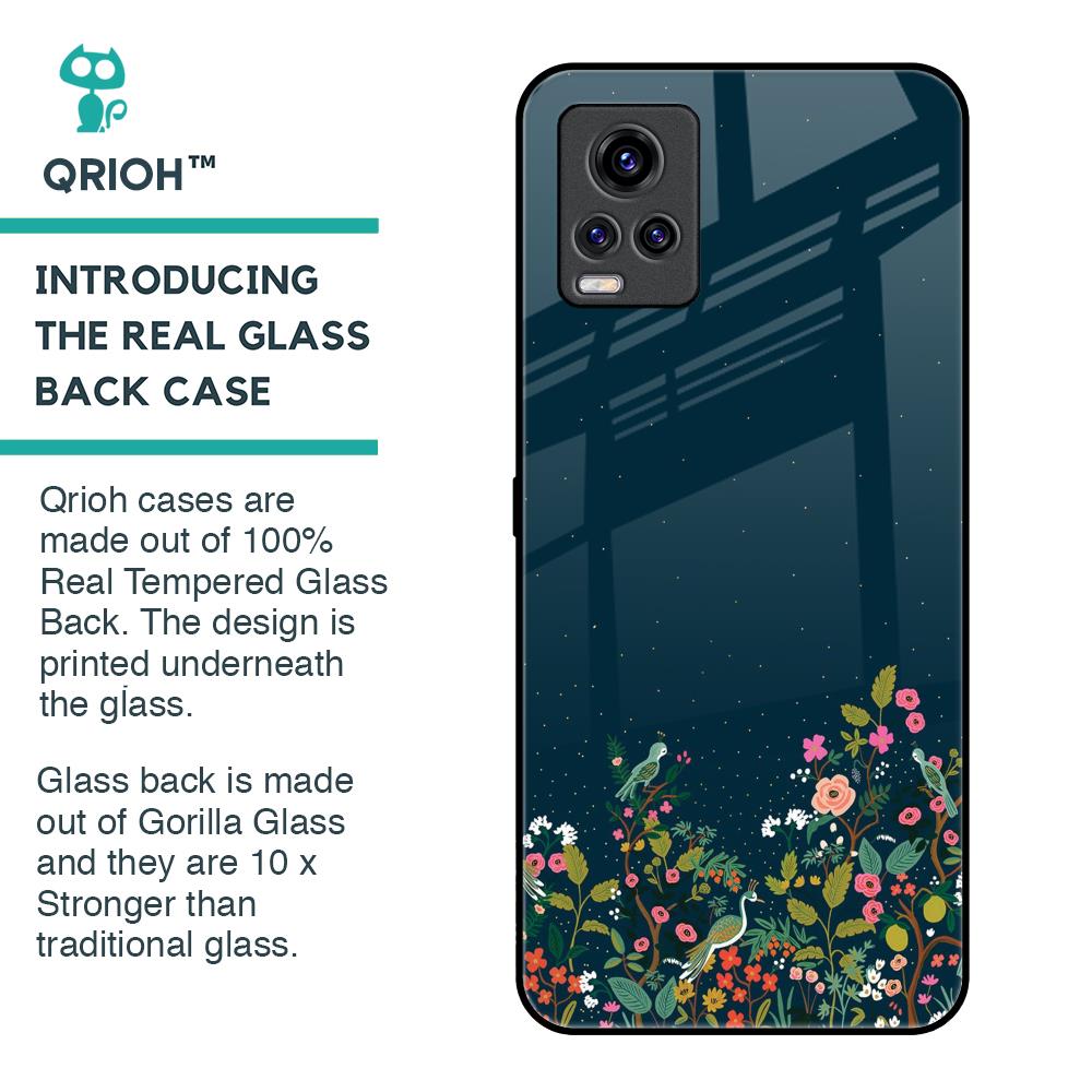 Small Garden Glass Case For Vivo V20 Pro