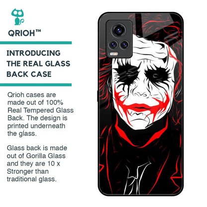 Life In Dark Glass Case For Vivo V20 Pro