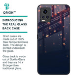 Falling Stars Glass Case For Vivo V20 Pro