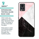 Marble Collage Art Glass Case For Vivo V20 Pro