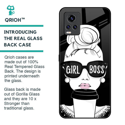 Girl Boss Glass Case For Vivo V20 Pro