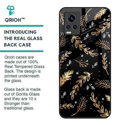Autumn Leaves Glass Case for Vivo V20 Pro