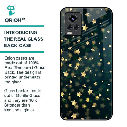 Dazzling Stars Glass Case For Vivo V20 Pro