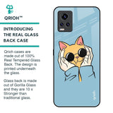 Adorable Cute Kitty Glass Case For Vivo V20 Pro