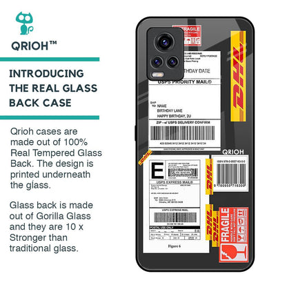 Cool Barcode Label Glass Case For Vivo V20 Pro