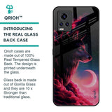 Moon Wolf Glass Case for Vivo V20 Pro