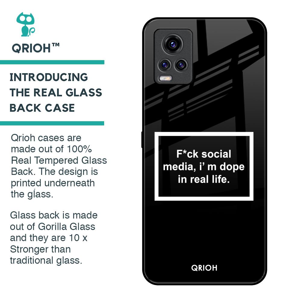 Dope In Life Glass Case for Vivo V20 Pro
