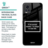 Dope In Life Glass Case for Vivo V20 Pro