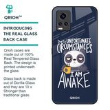 Struggling Panda Glass Case for Vivo V20 Pro