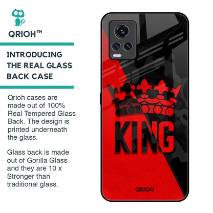 I Am A King Glass Case for Vivo V20 Pro