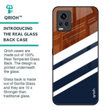 Bold Stripes Glass Case for Vivo V20 Pro